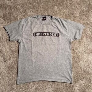 HEATHER GREY INDEPENDENT CLASSIC LOGO GRAPHIC TEE